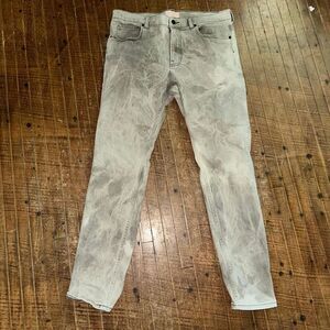 Everlane gray acid wash straight leg sustainable 36x32 jeans